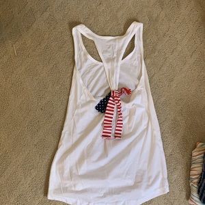 American flag tank